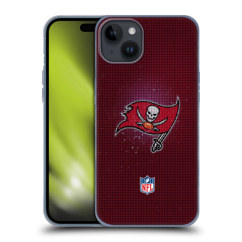 NFL Tampa Bay Buccaneers Artwork LED Soft Gel Case for Apple iPhone 15 Plus