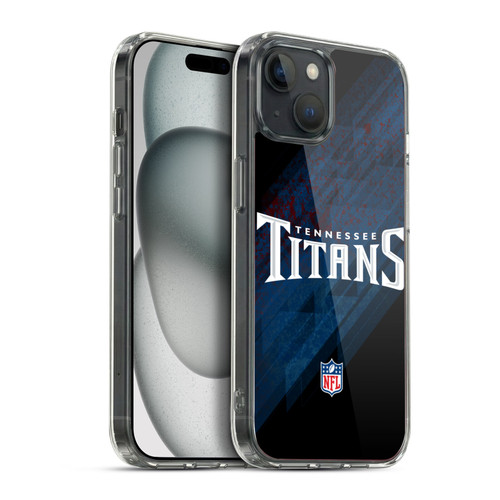 NFL Tennessee Titans Logo Blur Soft Gel Case for Apple iPhone 15 Plus & MagSafe