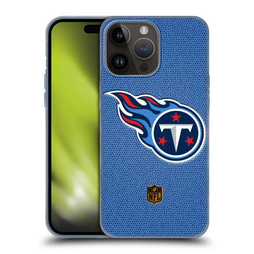 NFL Tennessee Titans Logo Football Soft Gel Case for Apple iPhone 15 Pro Max