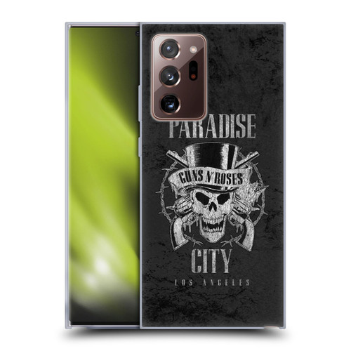 Guns N' Roses Vintage Paradise City Soft Gel Case for Samsung Galaxy Note20 Ultra / 5G