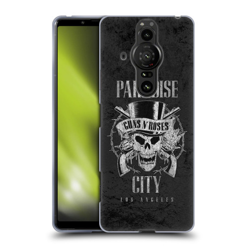 Guns N' Roses Vintage Paradise City Soft Gel Case for Sony Xperia Pro-I