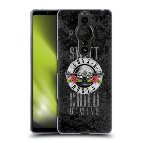 Guns N' Roses Vintage Sweet Child O' Mine Soft Gel Case for Sony Xperia Pro-I