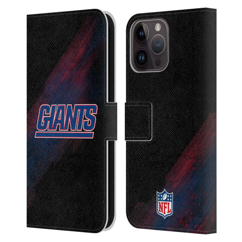 NFL New York Giants Logo Blur Leather Book Wallet Case Cover For Apple iPhone 15 Pro Max NFL New York Giants Logo Blur Leather Book Wallet Case Cover For Apple iPhone 15 Pro Max