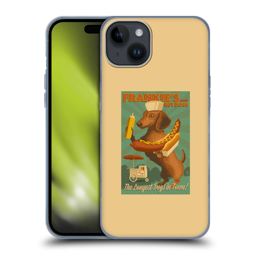 Lantern Press Dog Collection Frankie's Soft Gel Case for Apple iPhone 15 Plus
