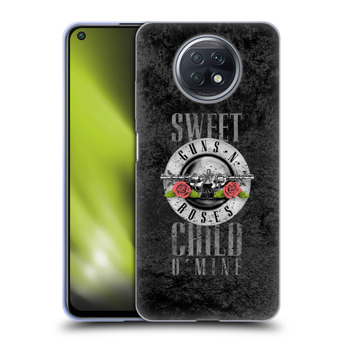 Guns N' Roses Vintage Sweet Child O' Mine Soft Gel Case for Xiaomi Redmi Note 9T 5G