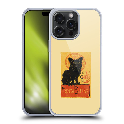 Lantern Press Dog Collection French Bulldog Soft Gel Case for Apple iPhone 15 Pro Max
