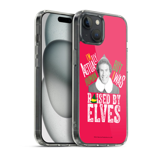 Elf Movie Graphics 1 Raised By Elves Soft Gel Case for Apple iPhone 15 Plus & MagSafe
