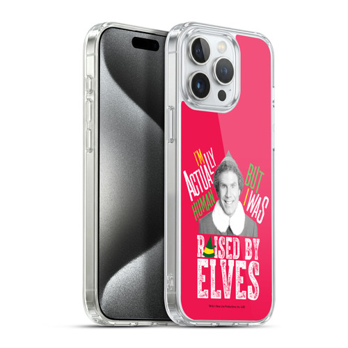 Elf Movie Graphics 1 Raised By Elves Soft Gel Case for Apple iPhone 15 Pro Max & MagSafe