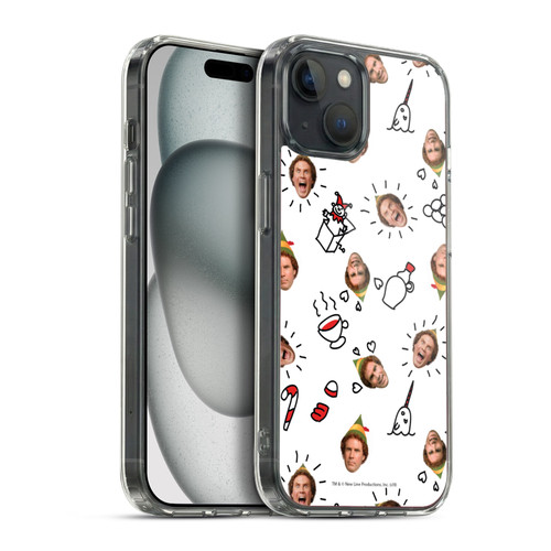 Elf Movie Graphics 2 Buddy Face Pattern Soft Gel Case for Apple iPhone 15 Plus & MagSafe