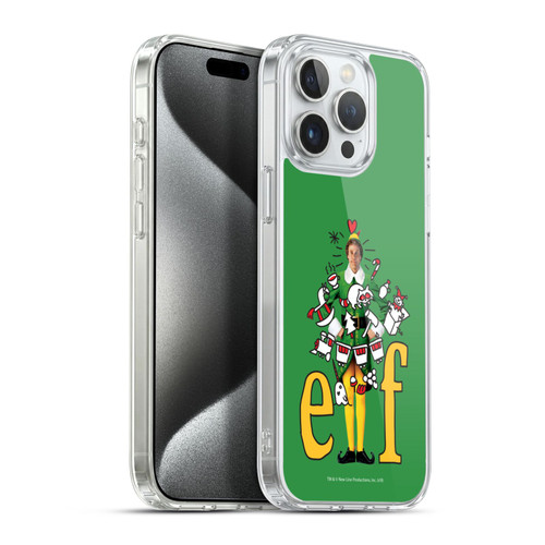 Elf Movie Graphics 2 Doodles Soft Gel Case for Apple iPhone 15 Pro Max & MagSafe