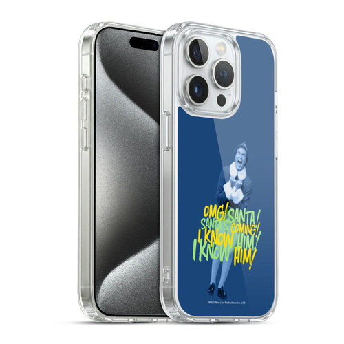 Elf Movie Graphics 2 Santa I Know Him Soft Gel Case for Apple iPhone 15 Pro & MagSafe