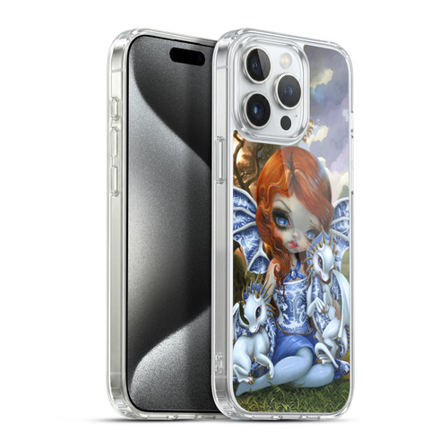 Strangeling Dragon Blue Willow Fairy Soft Gel Case for Apple iPhone 15 Pro Max & MagSafe
