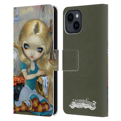 Strangeling Art Surrealist Dream Leather Book Wallet Case Cover For Apple iPhone 15