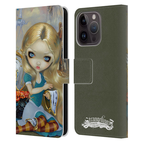 Strangeling Art Surrealist Dream Leather Book Wallet Case Cover For Apple iPhone 15 Pro