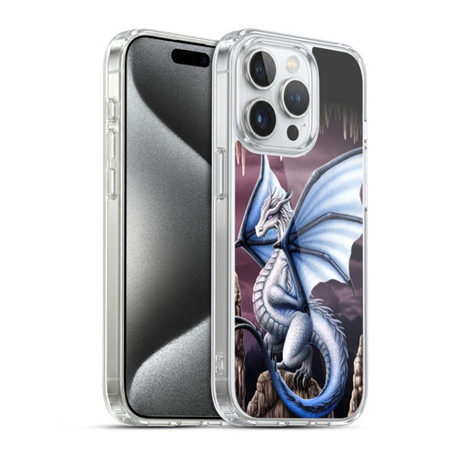 Sarah Richter Fantasy Creatures Blue Dragon Soft Gel Case for Apple iPhone 15 Pro & MagSafe
