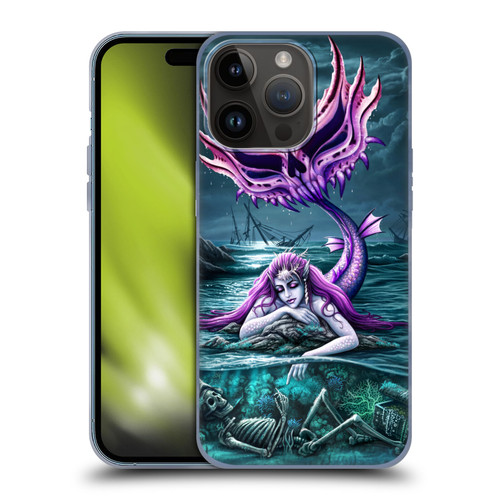 Sarah Richter Gothic Mermaid With Skeleton Pirate Soft Gel Case for Apple iPhone 15 Pro Max