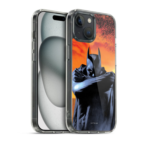 Batman Begins Graphics Character Soft Gel Case for Apple iPhone 15 & MagSafe