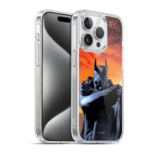 Batman Begins Graphics Character Soft Gel Case for Apple iPhone 15 Pro & MagSafe