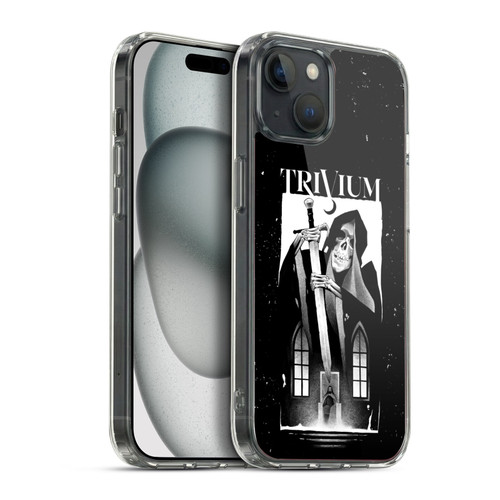 Trivium Graphics Skeleton Sword Soft Gel Case for Apple iPhone 15 Plus & MagSafe