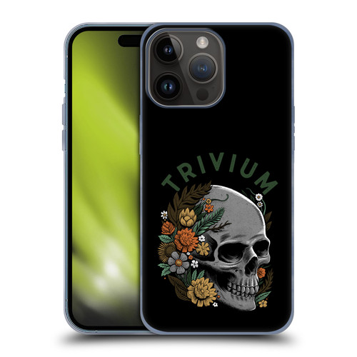 Trivium Graphics Skelly Flower Soft Gel Case for Apple iPhone 15 Pro Max
