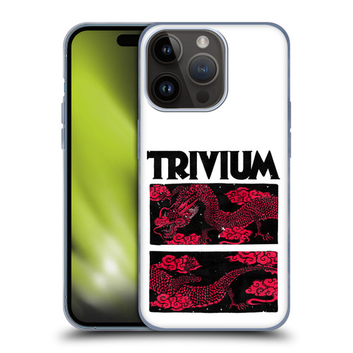 Trivium Graphics Double Dragons Soft Gel Case for Apple iPhone 15 Pro