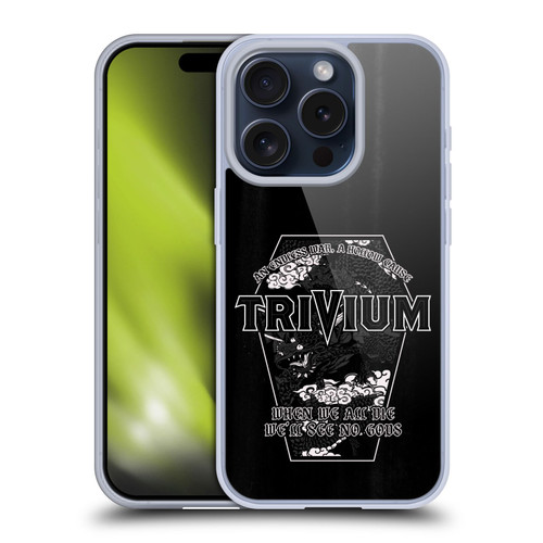 Trivium Graphics No Gods Soft Gel Case for Apple iPhone 15 Pro