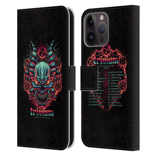 Trivium Graphics What The Dead Men Say Leather Book Wallet Case Cover For Apple iPhone 15 Pro Max