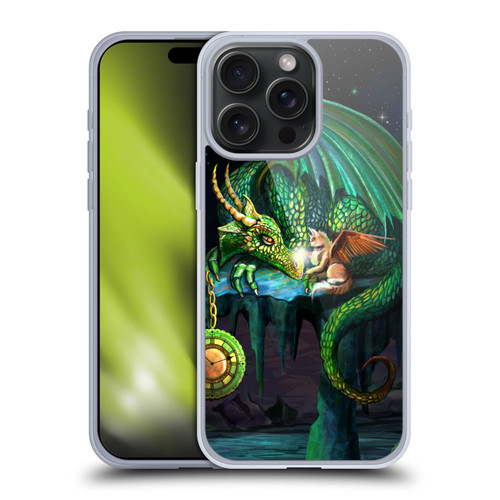 Rose Khan Dragons Green Time Soft Gel Case for Apple iPhone 15 Pro Max