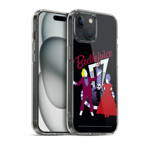 Beetlejuice Graphics Betelgeuse And Lydia Soft Gel Case for Apple iPhone 15 & MagSafe
