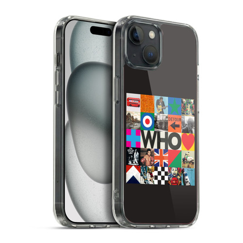 The Who 2019 Album Collage Soft Gel Case for Apple iPhone 15 Plus & MagSafe