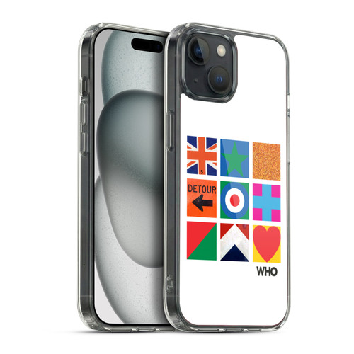 The Who 2019 Album Symbols Grid Soft Gel Case for Apple iPhone 15 Plus & MagSafe
