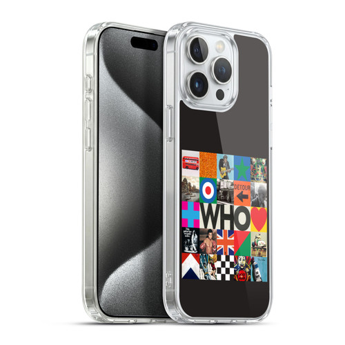 The Who 2019 Album Collage Soft Gel Case for Apple iPhone 15 Pro Max & MagSafe