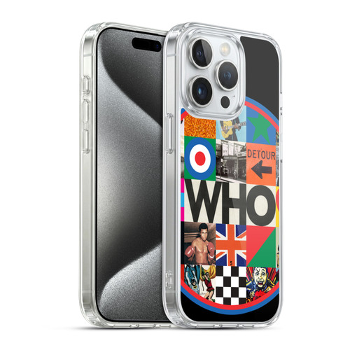 The Who 2019 Album Collage Circle Soft Gel Case for Apple iPhone 15 Pro & MagSafe