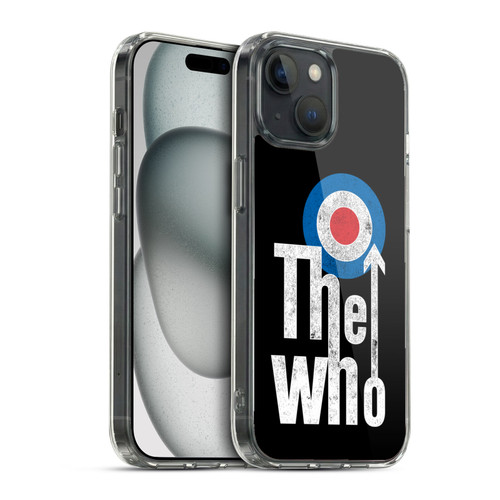 The Who Band Art Classic Target Logo Soft Gel Case for Apple iPhone 15