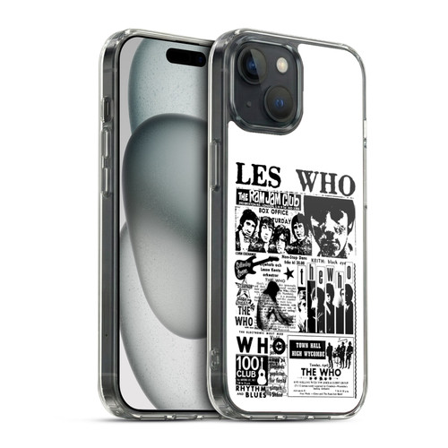 The Who Band Art Les Who Soft Gel Case for Apple iPhone 15