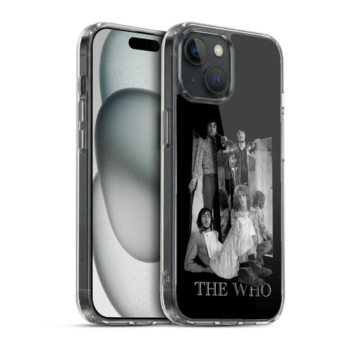 The Who Band Art Mirror Mono Distress Soft Gel Case for Apple iPhone 15