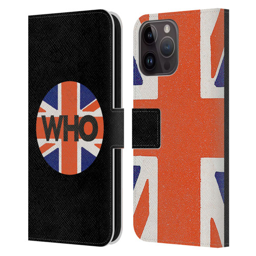 The Who 2019 Album UJ Circle Leather Book Wallet Case Cover For Apple iPhone 15 Pro Max