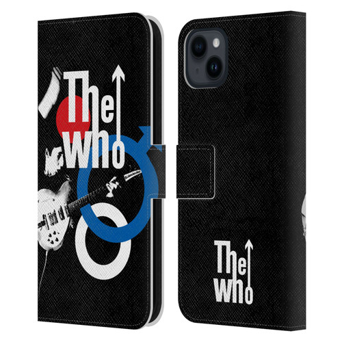 The Who Band Art Maximum R&B Leather Book Wallet Case Cover For Apple iPhone 15 Plus