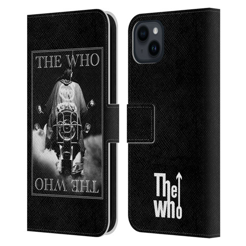 The Who Band Art Quadrophenia Album Leather Book Wallet Case Cover For Apple iPhone 15 Plus