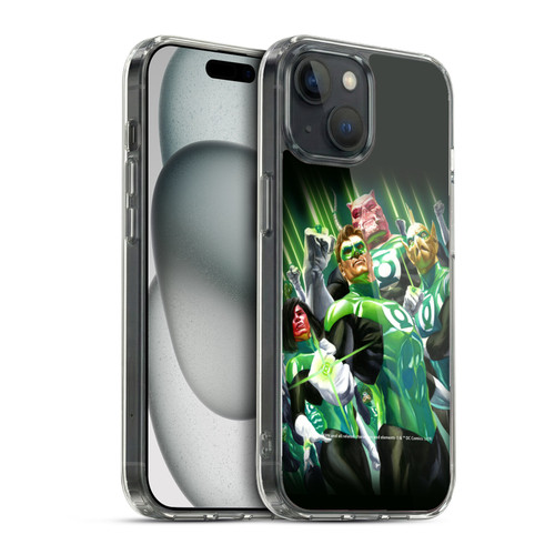 Green Lantern DC Comics Comic Book Covers Group Soft Gel Case for Apple iPhone 15 & MagSafe