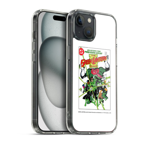 Green Lantern DC Comics Comic Book Covers Group 2 Soft Gel Case for Apple iPhone 15 Plus & MagSafe