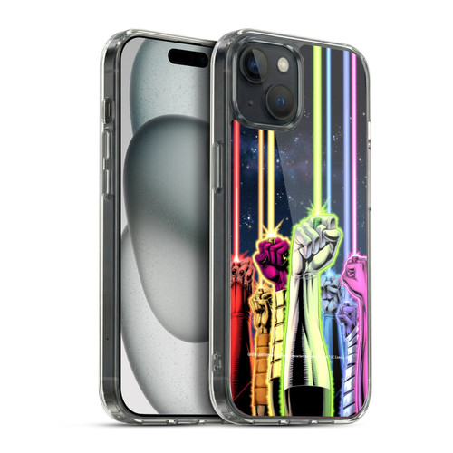 Green Lantern DC Comics Comic Book Covers Power Rings Soft Gel Case for Apple iPhone 15 Plus & MagSafe