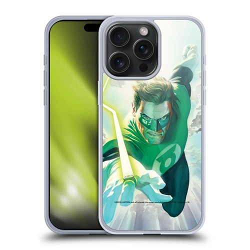 Green Lantern DC Comics Comic Book Covers Flight Soft Gel Case for Apple iPhone 15 Pro Max