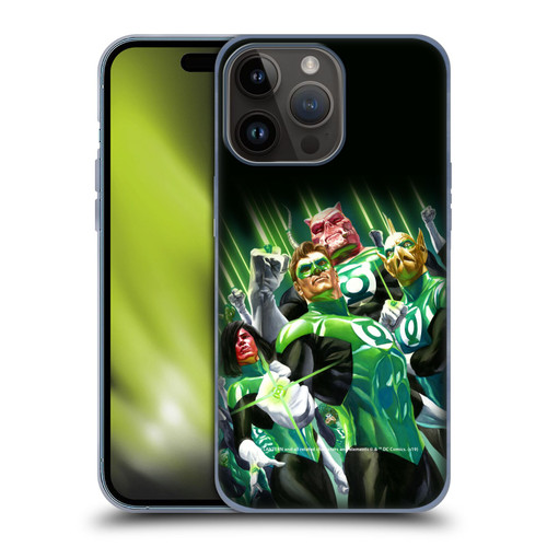 Green Lantern DC Comics Comic Book Covers Group Soft Gel Case for Apple iPhone 15 Pro Max