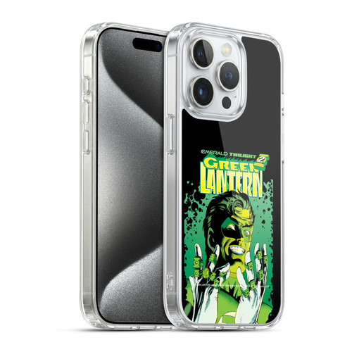 Green Lantern DC Comics Comic Book Covers Emerald Twilight Soft Gel Case for Apple iPhone 15 Pro & MagSafe
