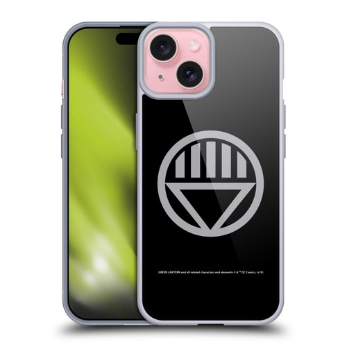 Green Lantern DC Comics Lantern Corps Black Soft Gel Case for Apple iPhone 15
