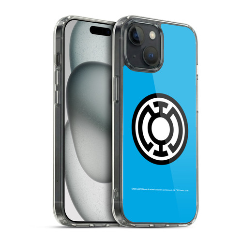 Green Lantern DC Comics Lantern Corps Blue Soft Gel Case for Apple iPhone 15 & MagSafe