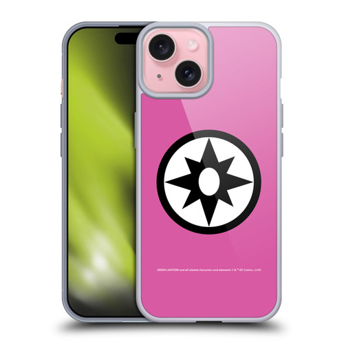 Green Lantern DC Comics Lantern Corps Star Sapphires Soft Gel Case for Apple iPhone 15