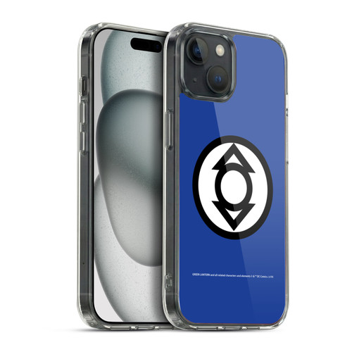 Green Lantern DC Comics Lantern Corps Indigo Soft Gel Case for Apple iPhone 15 Plus & MagSafe
