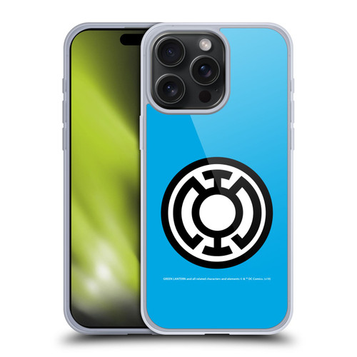 Green Lantern DC Comics Lantern Corps Blue Soft Gel Case for Apple iPhone 15 Pro Max